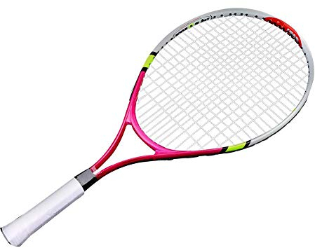 TOPINCN - Raqueta De Tenis Superligera para Niños Y Principiantes, 1 Bolsa De Transporte Incluida (Rojo Rosa)