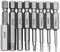 CODIRATO 8 PCS Destornillador Hexagonal Largo, Puntas Torx Magnético Tornillos 1/4 Pulgada Vástago Hexagonal Magnético para Destornilladores Eléctricos, Destornilladores Manuales