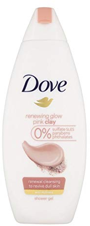 6er Pack - Dove Duschgel Women - Renewing Glow Pink Clay - 250ml