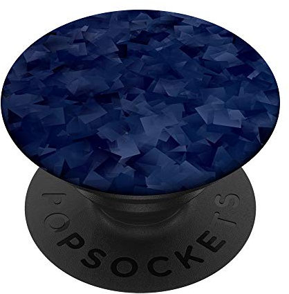 PopSockets Plain Navy Blue Cell Phone Button Holder Pop Out Back Knobs PopSockets PopGrip: Swappable Grip for Phones & Tablets