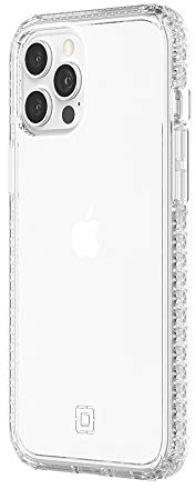 Incipio Grip Hülle kompatibel mit iPhone 12 Pro Max (6,7) (transparent) [4,25m sturzfest I Qi kompatibles Cover I Extrem robuste Handyhülle I Grip-Außenfläche I Stoßabsorbierendes Case]