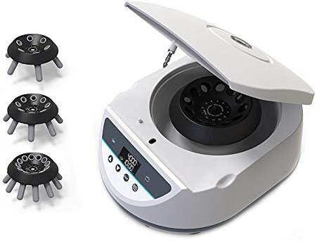 SATSAT Centrifugeuse De Sang PRP Centrifuge Machine Centrifugeuse MéDicale NuméRique 500~5000Rpm RéGlable, Minuterie 10S- 99Min59S pour La SéParation des éChantillons Et L'Analyse Qualitative,B