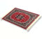 Paitianle Tapis de souris pour souris sans fil, tapis de souris oriental pour décoration de table (STYLE1 rouge)