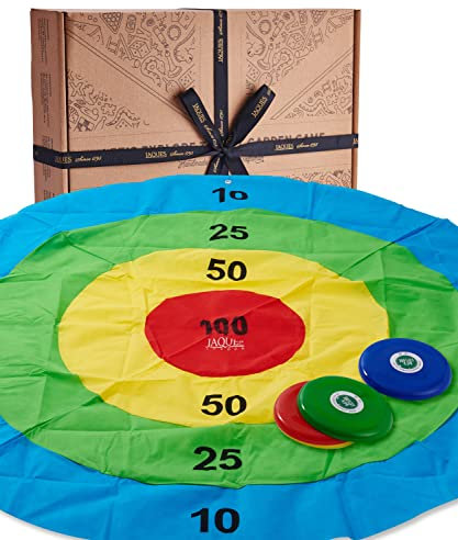 Jaques of London Target Garden Game for Kids | Disc Outdoor Game for Children | Family Outdoor Party Games | Outdoor Games for Kids & Adults | Since 1795