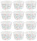 Angoily 100Pcs Paper Ice Cream Sundae Cups, Paper Disposable Dessert Bowls, Party Supplies Treat Cups for Sundae, Frozen Yogurt, Soup (Mix Polka Dot)