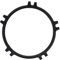 Cabilock 2 Stücke Gusseisen Gasherd Aufsatz Wok Ring Universal Pfannenträger Untersetzer Gaskocher Gitter Aufsatzring Topfträger Grillaufsatz für Backofen Küche Gaskochfeld Zubehör Size 2