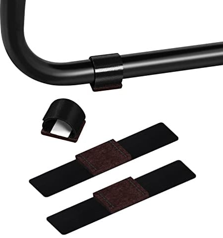 Ezprotekt Möbel-Filzgleiter mit Klettverschluss für Stuhlschienen, schützt Hartholzböden, verhindert Kratzer, reduziert Geräusche, 24 Stück Size L(W: 1,2 /30mm, H: 1,4/35mm)