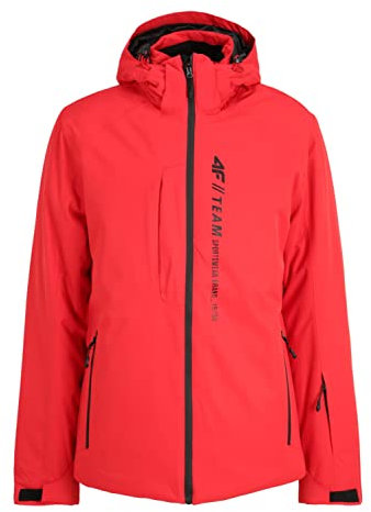 4F Herren Ski Jacket Kumn003 Jeans, Rot, M