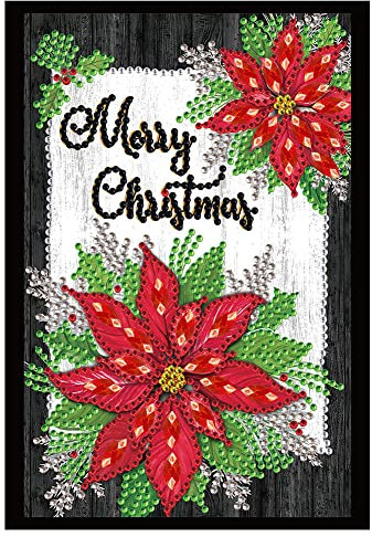 VULTRO Weihnachts-Notizbuch, teilförmig, spezielles Tagebuch, Stickerei, 50 Seiten, Kunstharz, handgefertigt, Schmuck, Kinder, Studenten, Basteln, Geburtstagsgeschenke