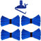 Kit 4 fregonas azul americanas de microfibra y 1 pinza azul