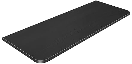 RELOVE Table de Salle À Manger de Cuisine Pliante Invisible,Bureau D'ordinateur Flottant,Coiffeuse pour Maison,Établi de Blanchisserie Table Murale Rabattable (60 * 30 * 1.6cm-Noir)