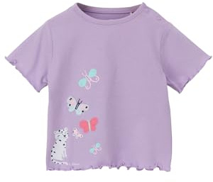 s.Oliver Mädchen 2142941 T-Shirt, lila, 80