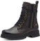 MARCO TOZZI by Guido Maria Kretschmer Damen Stiefeletten zum Schnüren aus Kunstleder mit Reißverschluss, Braun (Mocca), 40 EU