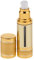 1oz Sterile Airless Pump Bottle - Refillable Cosmetic Container for Foundations and Serums - Minimizes Waste and Increases Shelf-life - weight and Shockproof - - Gold