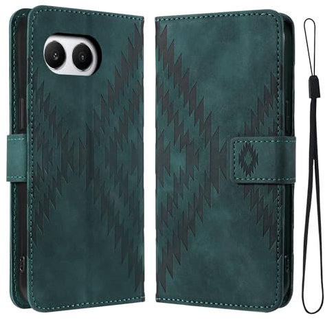 Auslbin Hülle für Oneplus Nord 4 5G 6.74 mit Standfunktion, Rundum PU-Schutzmaterial, Kratzfeste und Sturzsichere Oneplus Nord 4/CPH2663 Hülle, Grün