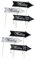 Kisangel Lot De 2 Panneaux Directionnels De Mariage Décoration De Mariage Extérieure Robuste Et Résistante Aux Intempéries