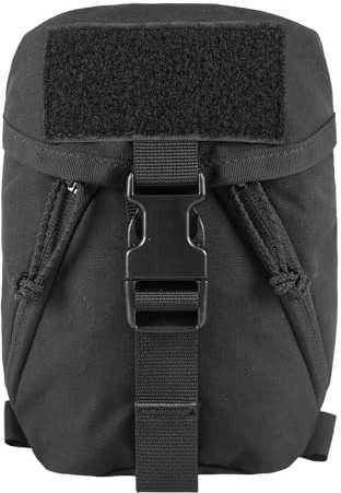 EDC Hüfttaschen Erste-Hilfe-Tasche Taktische Pouch EDC-Tasche, Werkzeugtaschen-Organizer, Dump Pouch (Black)