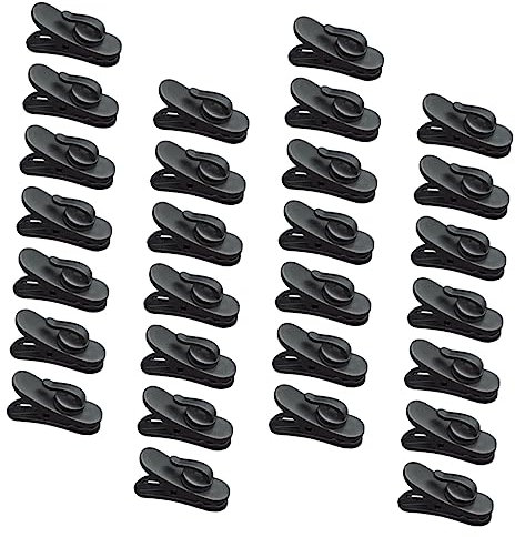 Vaguelly 100pcs Headphone Clamps Rotating Headset Holder Wire Clamp for Earphones Simple Practical Design Fit Surfaces