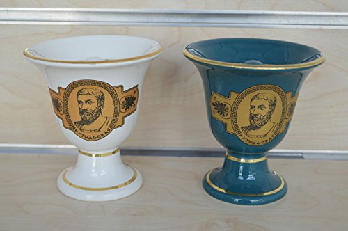 Estia Creations 2 Pièces Pythagore Tasses de Justice Le Théorème de Pythagore Tantalus Tasse