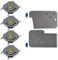 4 micropulsanti a 4 poli, 5 x 5 x 1,5 mm, per VW Passat, Hyundai, Kia, Renault, tasti micro interruttori a pressione