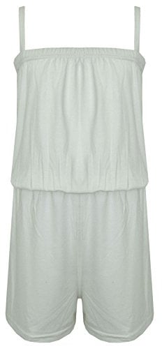 A2Z 4 Kids Girls Plain Summer Jumpsuit Trendy Playsuit Age 5-13 | All-in-one outfit for holidays, casual days and lightweight comfort wear