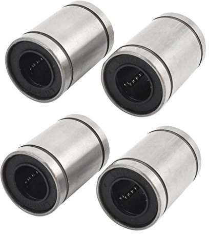 DollaTek 4Pcs LM12UU 12mm Innen Dia Gummi Sealed Linear Kugellager Buchse für 12mm Stange 3D Drucker CNC Teile,sphärisches Gleitlager