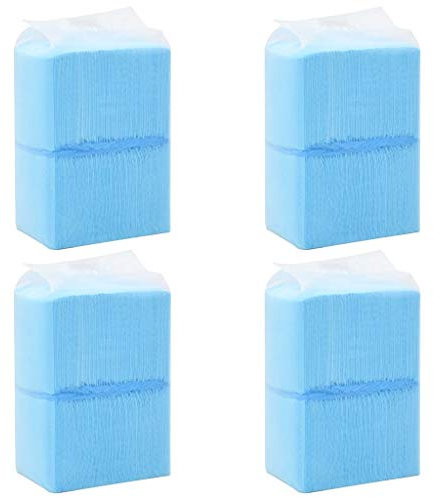 vidaXL 400x Hunde Toilettenmatte Toiletten Pads Welpentoilette Training Welpenunterlage Trainingsunterlagen für Welpen Puppy 45x33 cm Vliesstoff