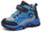 Thlppe Kinder Schuhe Winterschuh Schneestiefel Jungen Trekkingl Stiefel rutschfeste Wanderstiefel Outdoor Baumwollschuhe Blau33EU