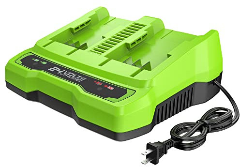 Greenworks 24V Dual Port Battery Charger (Genuine Greenworks Charger)