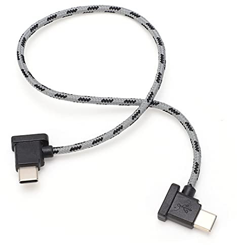 Data Transfer Cable, 30cm/11.8in Type?C to Type?C Transfer Wire Comaptible for DJI Mavic Air2/Mini2/Pocket 2/ Pocket remote controller