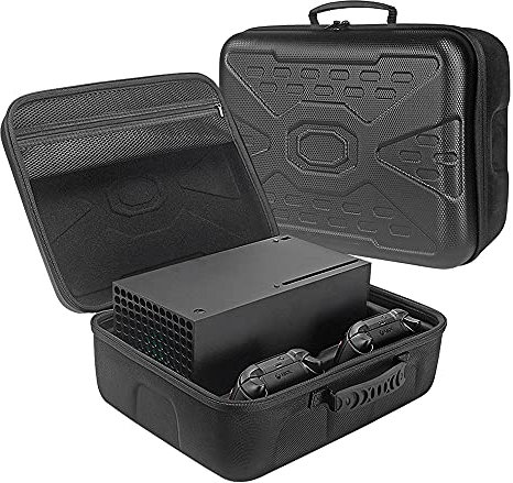 Yuhtech Travel Case for Xbox Series X Console, Storage Bag for Xbox Series X Game Console, Controller and Gaming Accessories