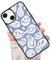 JOYLAND Grimace Handyhülle für iPhone 11 Pro, süßes Geistergesicht, mädchenhafte Schutzhülle, schwarz, weiches Silikon und Aluminium, harte Rückseite, kratzfest, stoßfest