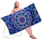 MYLERCT Mandala Strandhandtuch, 75 x 150 cm Strandtuch Mikrofaser, Beach Towel Saugfähig Schnell Trocknend, Geeignet für Badezimmer, Schwimmbad, Strand