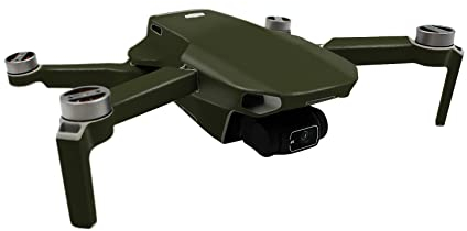 Finest Folia Schutzfolie kompatibel mit Drohne DJI Mini 2 und Controller Aufkleber Set passgenau wasserfest Skin Sticker Design Folie (Vollverklebung K160, Military green)
