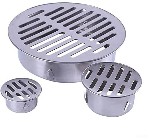 Bodenablauf Duschablauf, Edelstahl Abnehmbarer Bodenablauf Filter Antiblockierender Für Badezimmer, Toilette, Badewanne, Balkon 75mm
