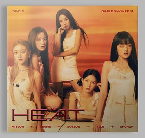 (G) I-DLE HEAT Special Album CD+Lyrics+Photocard+Tracking Sealed GIDLE (Digipack GROUP Version)