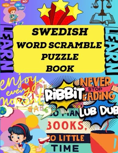 Swedish Word Scramble Puzzle Book