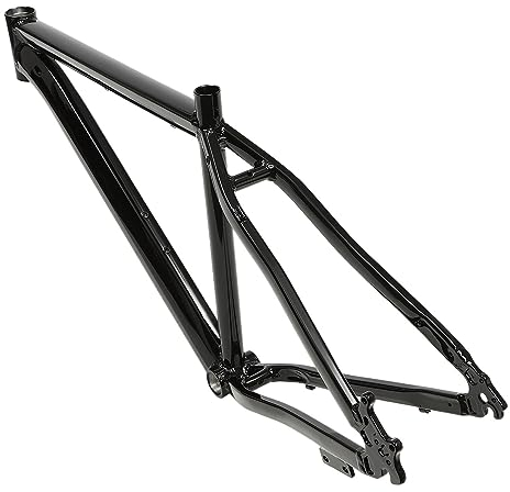 Sindipanda 26 Zoll MTB Fahrrad Rahmensatz, um ihre Fahrräder aufzurüsten oder als Ersatzrahmen, Aluminiumlegierung Mountainbike E-Bike Falt Klapp Fahrrad Rahmen, Schwarz (Schwarz)