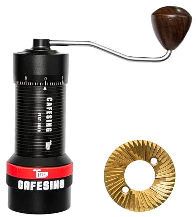 CafeSing ORCA go Flat Burr Manual Coffee Grinder