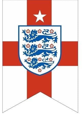 England Football Gift for World Cup 2024, 112 * 75cm Football Pennant Flag for 2024 Football Sporting Events Garden Bar Party Hanging Decoration