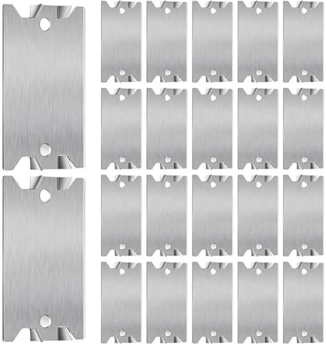 Giilayky Nail Plate for Wood Studs Cable Protector Plate Steel Plate for Wood Stud Anti Nail Protection Plate