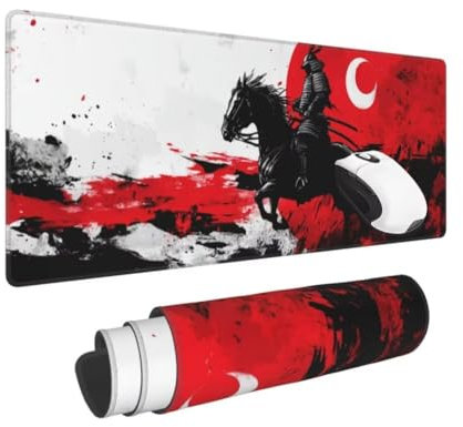 Mouse Mat Japan XXL Gaming Mouse Pad Abstract (600*300*3 MM) Extended Large Mouse Mat Desk Pad, Stitched Edges Mousepad Desk Mat, Non Slip Rubber Base Desk Accessories, for Gaming Office Accessories