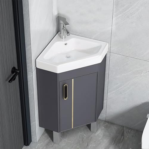 Lavandino angolare per bagno Lavandino da terra Lavandino angolare da parete per bagno Lavandino angolare in ceramica Mobile angolare per bagno Mobile angolare per bagno con lavabo Lavandino angolare
