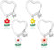 Porte Clef Cadeau Maitresse D'école, Cadeau Atsem Merci Maitresse, Porte-Clés Coeur Personnalisé Cadeau Maitre D'école, Cadeau Maitresse D'école fin D'année, Creche Merci Maitresse Cadeau