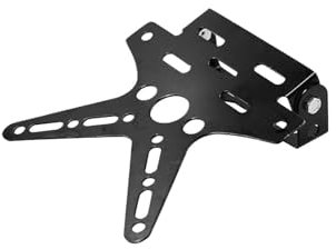 WXOSET Compatible With R15 Motorcycle License Plate Holder Installation Bracket Adjustable(Black)