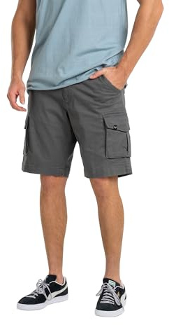 Reell City Cargo Short ST, Kurze Hosen für Männer, Herrenshorts mit Seitentaschen