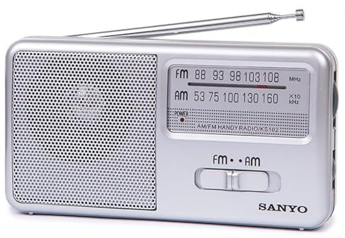 Radio de Sobremesa Am/FM Radio Sanyo Modelo Ks102P