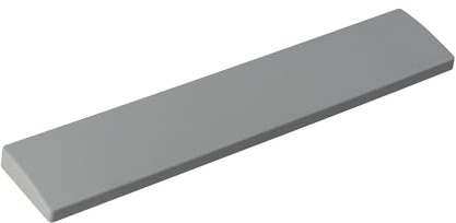 Keychron Grey Silicone Wrist & Palm Rest, 327mm (12.89) for 75% Compact Keyboard Series V1/V2/Q1/Q2 & Lemokey P1 (Pro/Max/HE) – Anti-Slip Base – Smooth & Soft Support