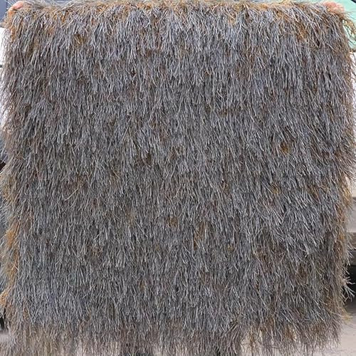 ZHJLF Techo De Paja Artificial Techo De Paja Tiki, Bar Cabaña Hierba Pato Barco Persianas Rollos De Techo De Paja Mexicana Utilizado Beach Hawaiian Tropical Garden Party(Size:1x2m,Color:Gris)