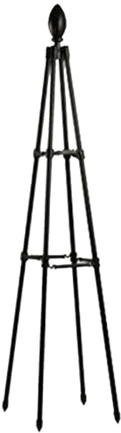 Rankgitter für Pflanzenspalier aus Metall | Robustes Stahlgitter für den Außenbereich für Kletterpflanzen | Gartenständer ideal für Erbsen, Tomaten, Bohnen und Gemüseblumen